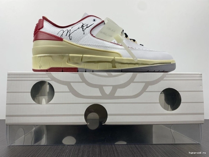 DJ4375-106 2 SP Red Off-White White Low Retro Jordan 1205